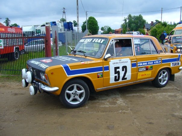 Polski Fiat 125p at the rally in Mikołajki, Poland