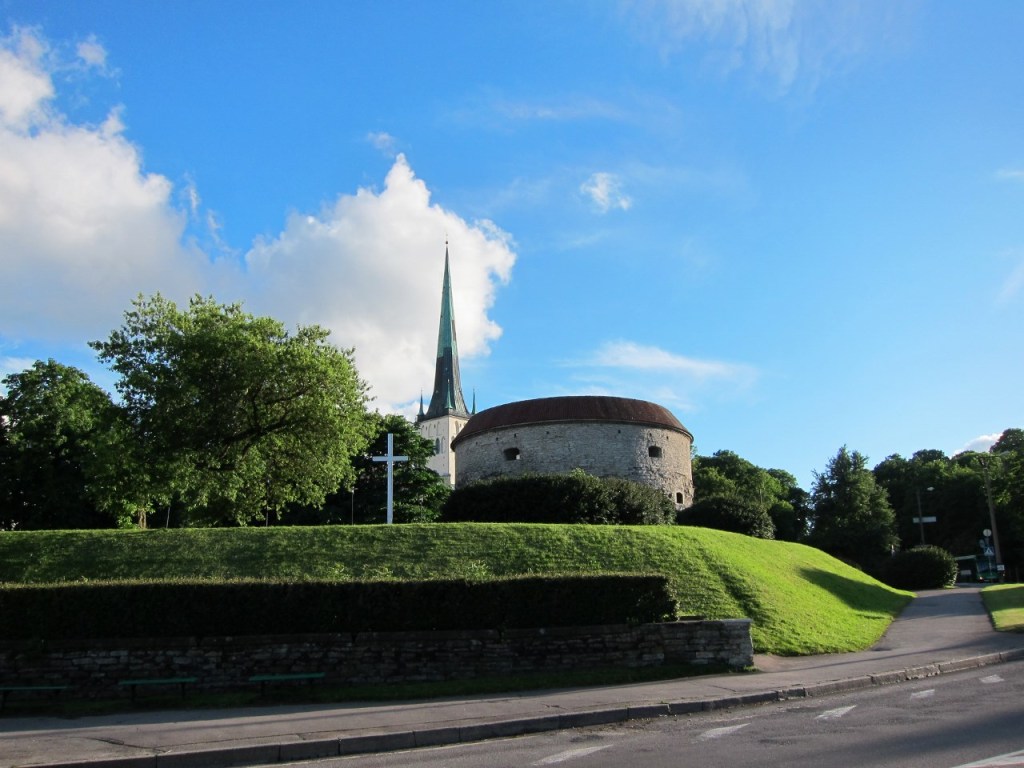 The old city walls of Tallinn