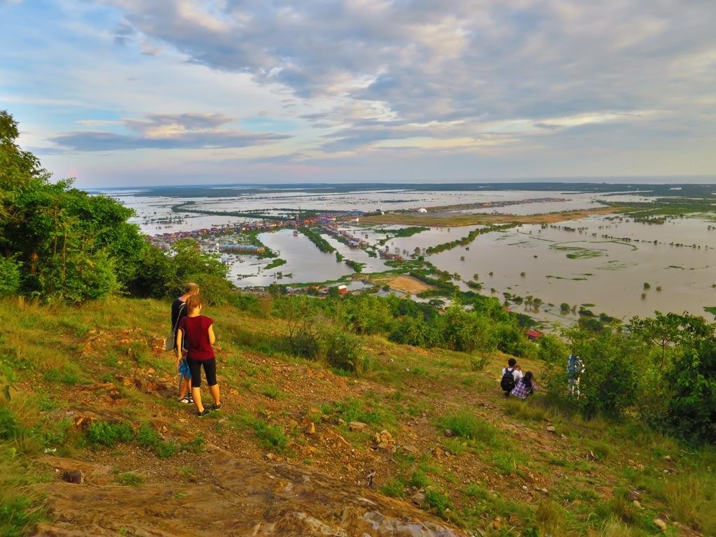 A Quiet Sunset Over Phnom Krom