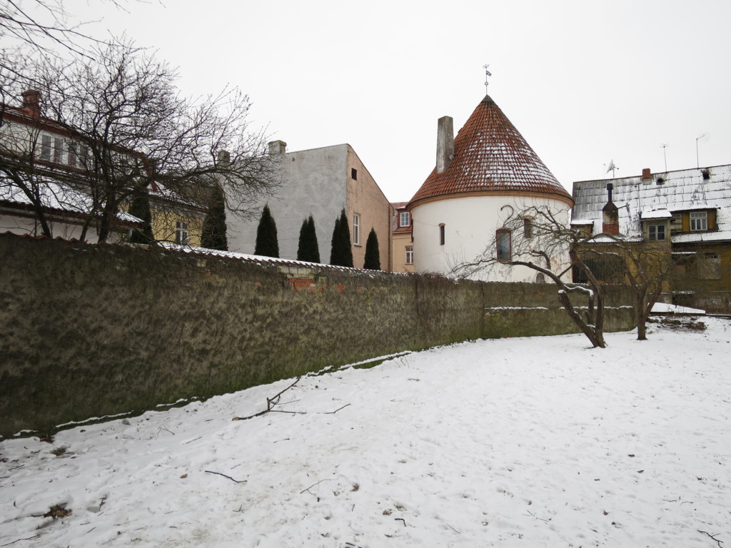 Visiting Pärnu in winter Punane Torn Red Tower in Parnu