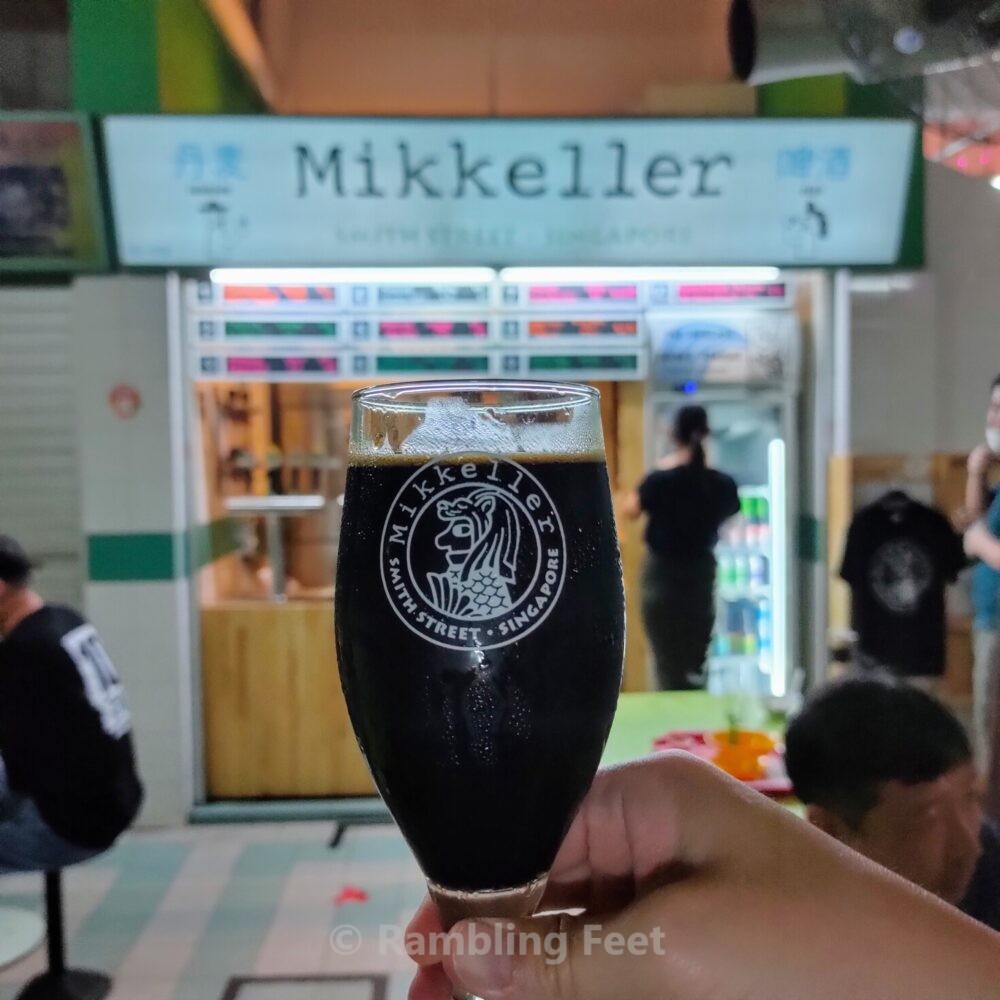 Craft beer hawker stall bar